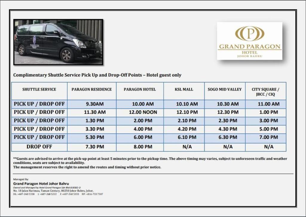 جوهر بهرو Jb City Paragon Serviced Apartment المظهر الخارجي الصورة